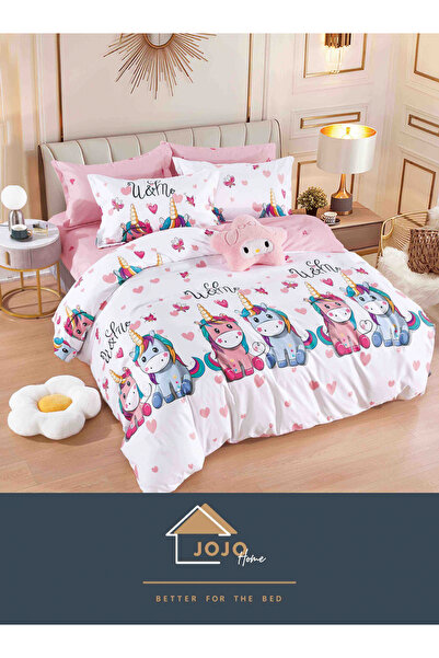 La Roma Scent Your Story Lenjerie de pat Jojo Home, 6 piese, bumbac finet, mo...