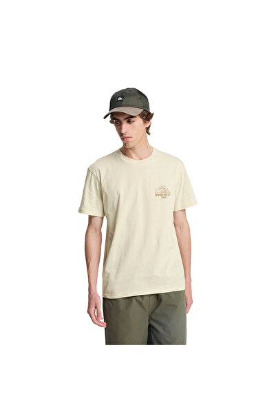 Quiksilver Bliss Point Erkek Bej Outdoor T-Shirt EQYZT08259-6481