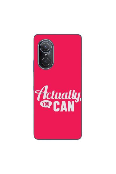 OEM Husa compatibila cu Huawei Nova 9 SE Silicon Gel Tpu Model Mesaj Actually...