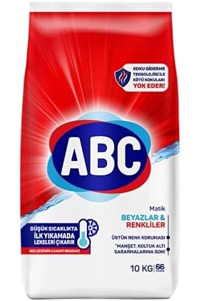 Yıldızan zkra shop ABC Matik Çamaşır Deterjanı, Beyazlar ve Renkliler için, 1...