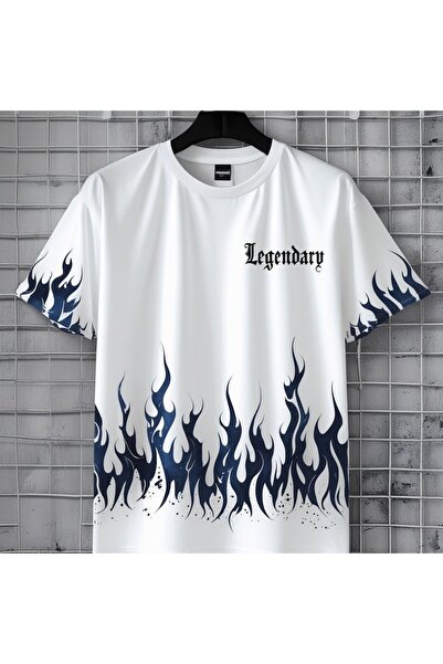 bellanova Unisex Oversize Printed T-Shirt Streetwear Comfortable Fit Daily Pr...
