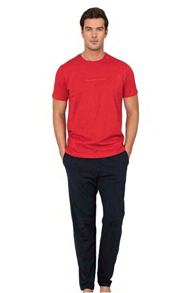 Pierre Cardin 6135B Ανδρικό σετ πιτζάμες με κοντό μανίκι και στρογγυλή λαιμόκ...