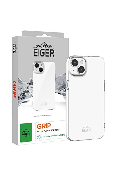 EIGER Husa Grip iPhone 15 Clear