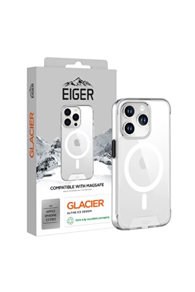 EIGER Husa Glacier Magsafe Case iPhone 15 Pro Clear