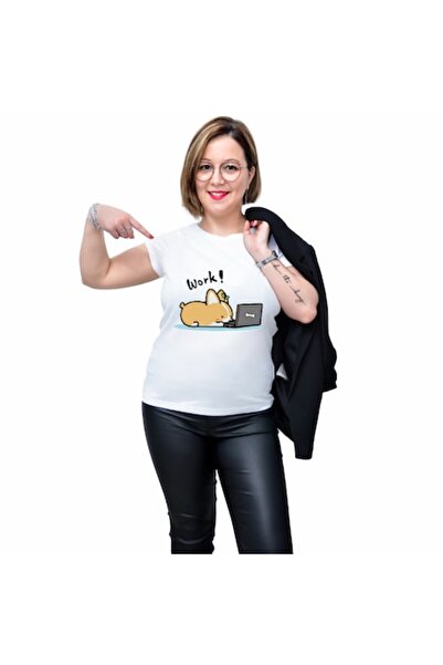 OEM White T-shirt, Women, Work, L