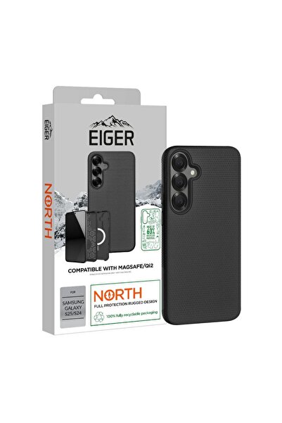 EIGER Husa North Magsafe GRS Samsung Galaxy S25 / S24 Negru