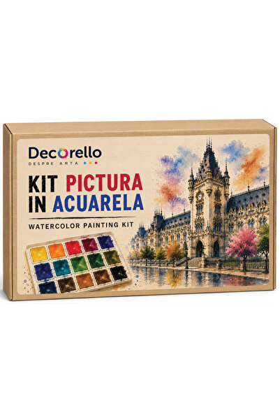 decorello Set complet pictura in acuarelă