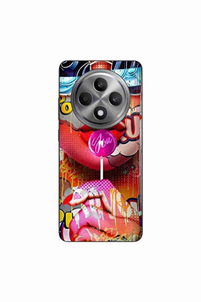 OEM Husa compatibila cu Oppo Reno12 FS Silicon Gel Tpu Model Pop Art Lolipop