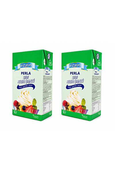 VİZYON Perla Sıvı Krem Şanti 1 L x 2 Adet