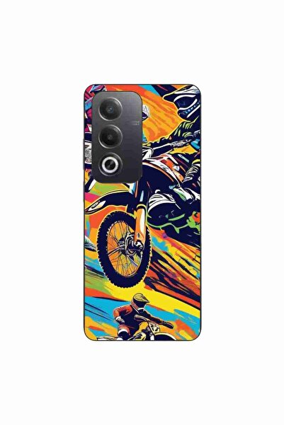 OEM Husa compatibila cu Oppo A80 Silicon Gel Tpu Model Motocross Pop Art