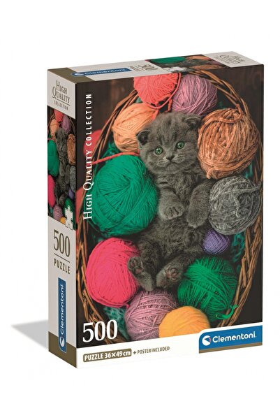 CLEMENTONI Puzzle 500 Pisicuță Pufoasă