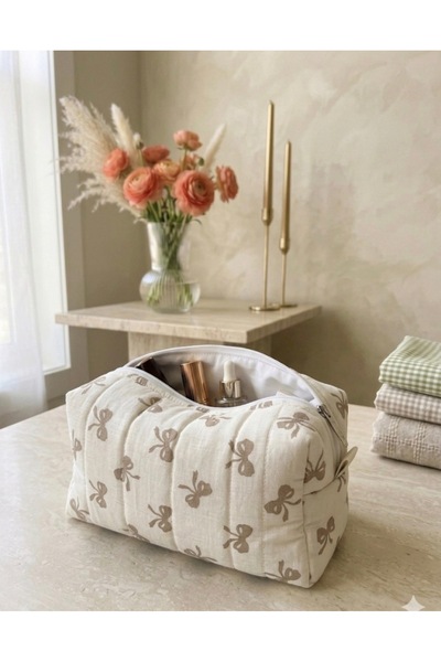 eyma home Bow-Tie Makeup Bag