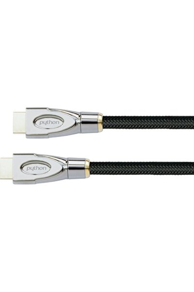 python ticaret Python HDMI¬´ 2.1 Kabel 8K UHD-2 Nylongeflecht schwarz 1,5m