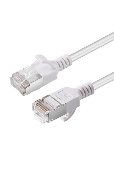 MicroConnect Cablu de rețea CAT6A U-FTP Slim, LSZH, 0.15m, Alb