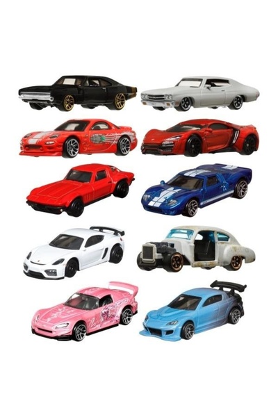 Mattel Games Hot Wheels Mașinuțe rapide și de curse (24 bucăți)