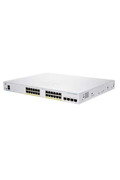 Cisco Systems Cisco switch CBS250-24FP-4G (24xGbE,4xSFP,24xPoE+,370W) - REFRESH
