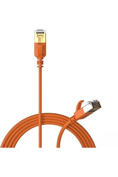 PROCAB CSD570OR/1.5 Kabel sieciowy Slimline - CAT7 RJ45 U/FTP wersja pomara≈Ñ...