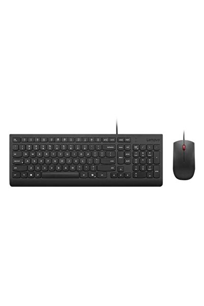 LENOVO Keyboard Mouse Included Universal Usb Danish Black