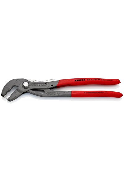 Knipex 85 51 250 AF, Τσιμπίδα για σφιγκτήρες-κολάρα με διάταξη ακινητοποίησης