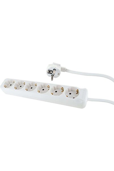 Schwaiger Steckdosenleiste 6 x Schuko 1,4m Wei√ü
