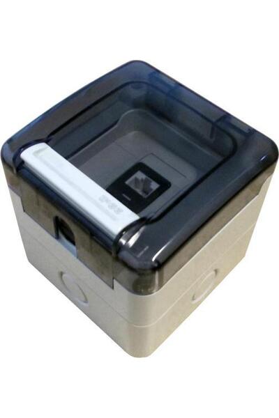 Alantec Gniazdo hermetyczne, szczelne 1x RJ45, IP66 natynkowe (niewyposa≈ºone...