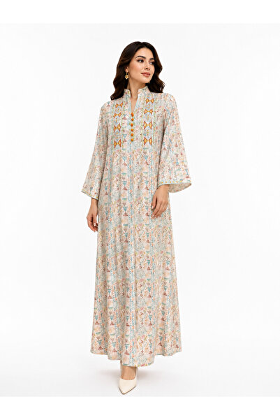 Shiladon Premium Quality Women's Jalabiya with Traditional Embroidery Patterns