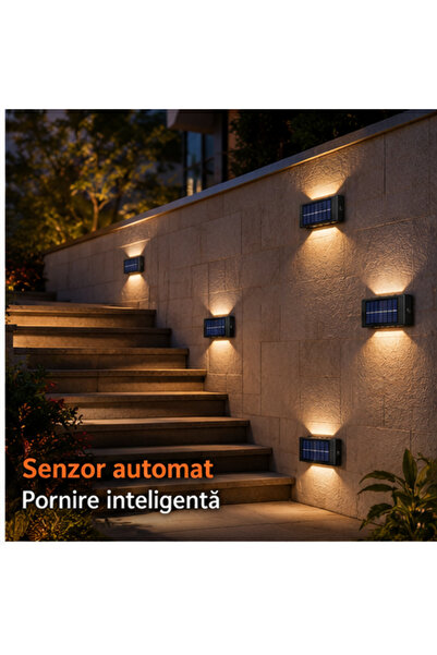 OEM SET 8 LAMPI BIDIRECTIONALE, 15CM, 10 LED-URI (RO-V03)