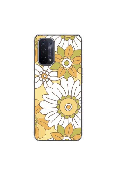 OEM Husa compatibila cu Oppo A54 5G, A74 5G Silicon Gel Tpu Model Pastel Garden