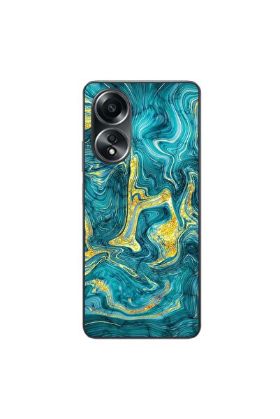 OEM Husa compatibila cu Oppo A58 4G Silicon Gel Tpu Model Abstract Gemstone Glow