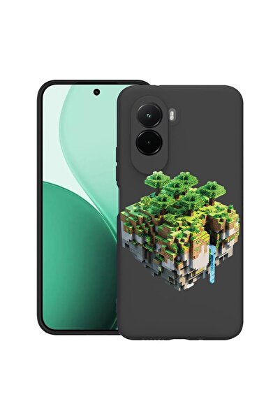 bestcase Υπέρλεπτη Θήκη TPU Συμβατή με Poco M7, με σχέδιο Minecraft Land, 311...