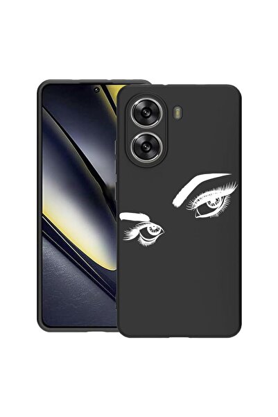 bestcase Husă pentru Poco X7 Pro 5G, Ochi de femeie atrăgătoare, Silicon subț...