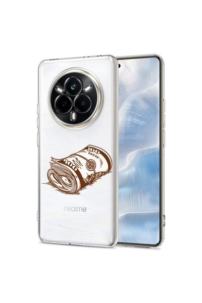 bestcase Husa pentru Realme 14 Pro 5G, BestCase¬Æ Clear Silicon 2MM, Money, A...