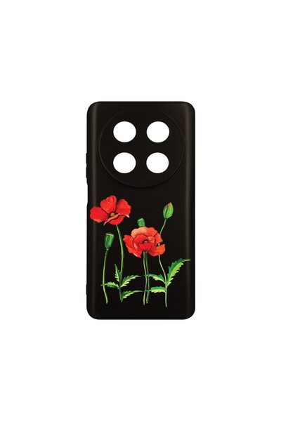 bestcase Λεπτή Θήκη Σιλικόνης 0.8MM, Συμβατή με Huawei Nova 12i, Κόκκινο Παπα...