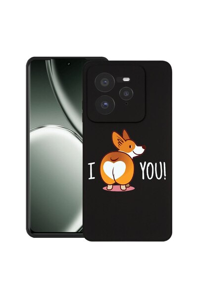 bestcase Θήκη για Realme GT 7 Pro με χαριτωμένο σχέδιο Emoji σκυλάκι, TPU Ματ...