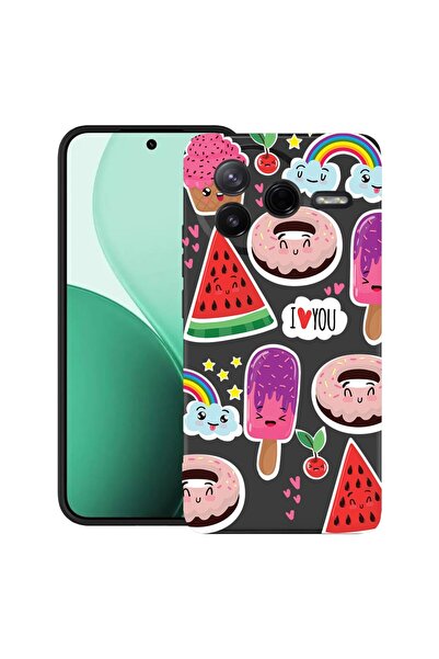 bestcase Ултра тънък TPU калъф, съвместим с Poco F7 Pro, с дизайн с летен мот...