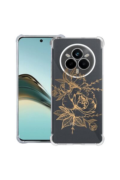 bestcase ¬Æ Husa Anti Shock pentru Realme 14 Pro Plus, Golden Rose, 1997763 A...