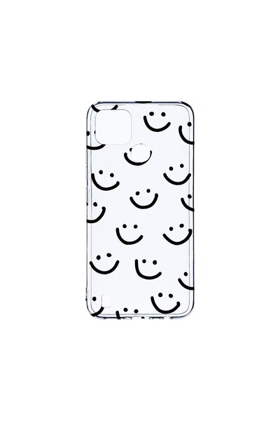 bestcase Husa BestCase¬Æ Clear Silicon 2MM, Compatibila Cu Realme C21, Smiley...