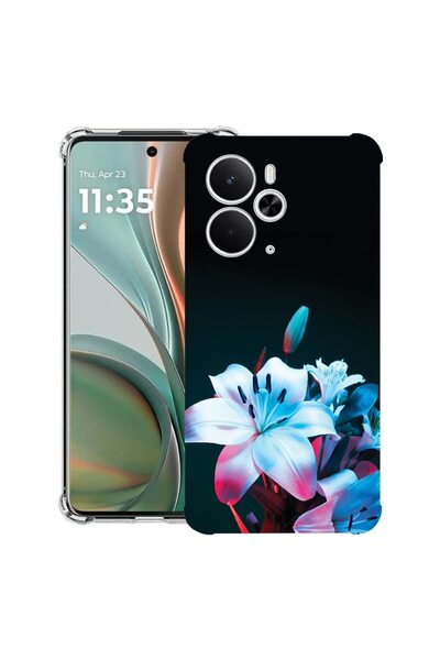bestcase Husă pentru Realme 14 5G cu design floare de orhidee, anti-șoc, cu c...