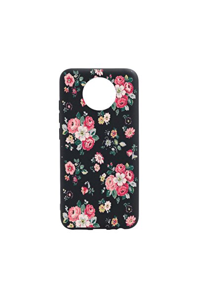 bestcase Силиконов калъф с цветя, пастелни цветове, съвместим с Nokia 5.4, ус...