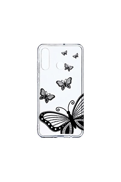 bestcase Διαφανής Θήκη Σιλικόνης 2MM, Συμβατή με Huawei P30 Lite, Λουλούδια, ...