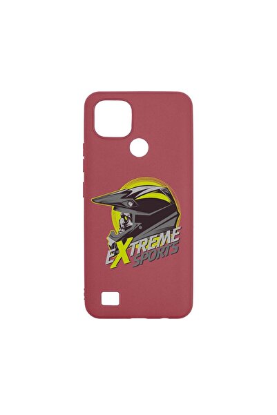 bestcase Силиконов калъф, съвместим с Realme C21, за екстремни спортове, усто...