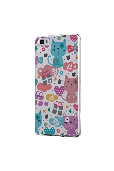 bestcase Θήκη σιλικόνης, Διάφανη, Λεπτή, Χαριτωμένη Γάτα, Huawei Y6 2018