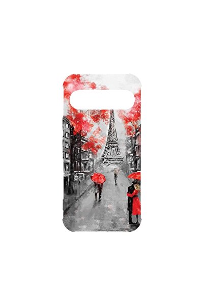 bestcase Husă Antișoc 1.5MM, Compatibilă cu Google Pixel 9, Turnul Eiffel din...