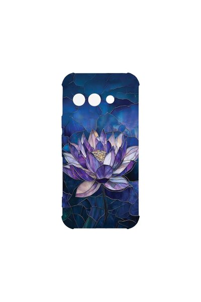 bestcase Противоударен калъф, съвместим с Google Pixel 9a, Флорален - Витраже...