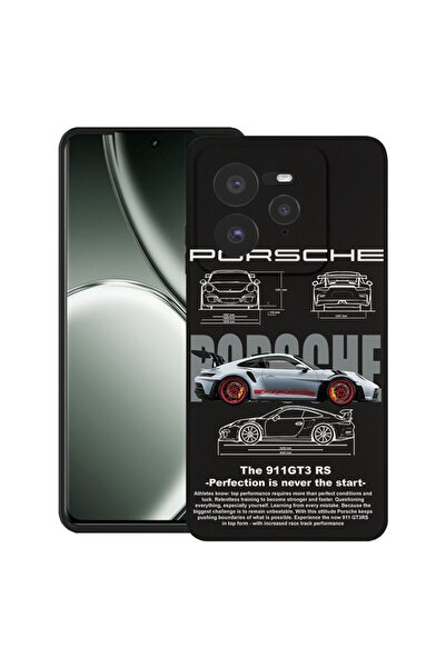 bestcase Θήκη για Realme GT 7 Pro με σχεδιασμό Porsche, TPU Ματ Εξαιρετικά Λε...
