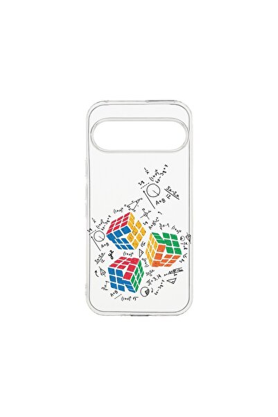 bestcase ¬Æ Husa Clear Silicon 2MM, Compatibila Cu Google Pixel 9, Rubik Cube...
