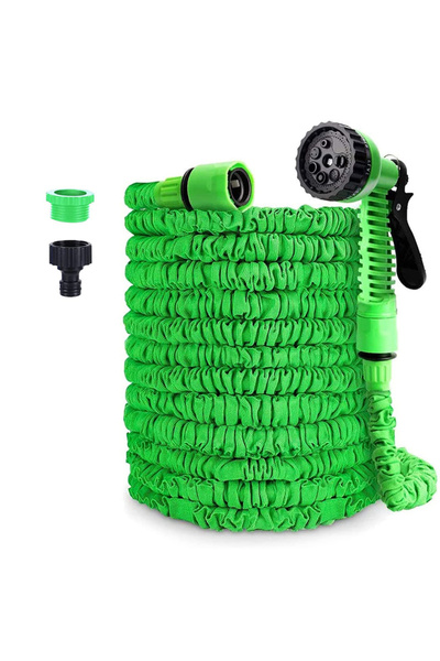 Choice7 100ft Green 25FT-200FT Garden Hose Expandable Magic Water Pipes Home ...