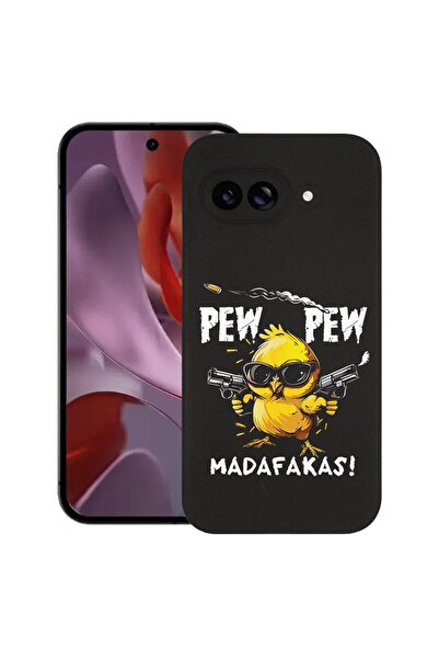 bestcase Тънък силиконов калъф за Google Pixel 9a, Pew Pew, 1926335 B 1880