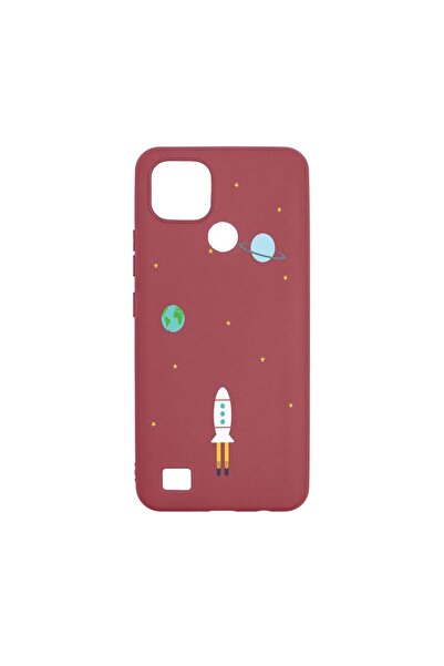 bestcase Husa Silicon, Compatibila Cu Realme C21, Universe, Spacecraft, rezis...