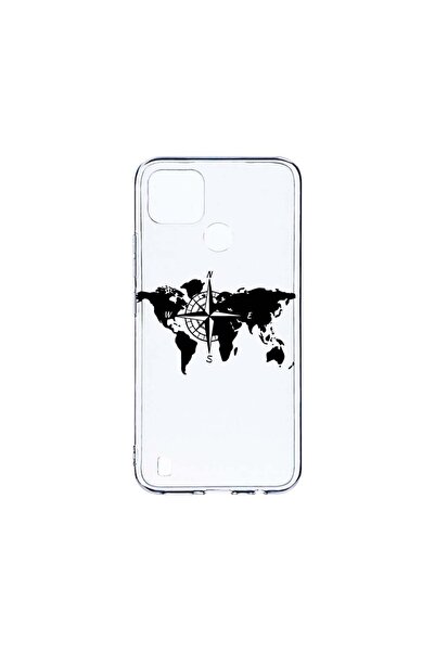 bestcase Διαφανής Θήκη Σιλικόνης 2MM, Συμβατή με Realme C21Y, Σχεδιασμός με κ...